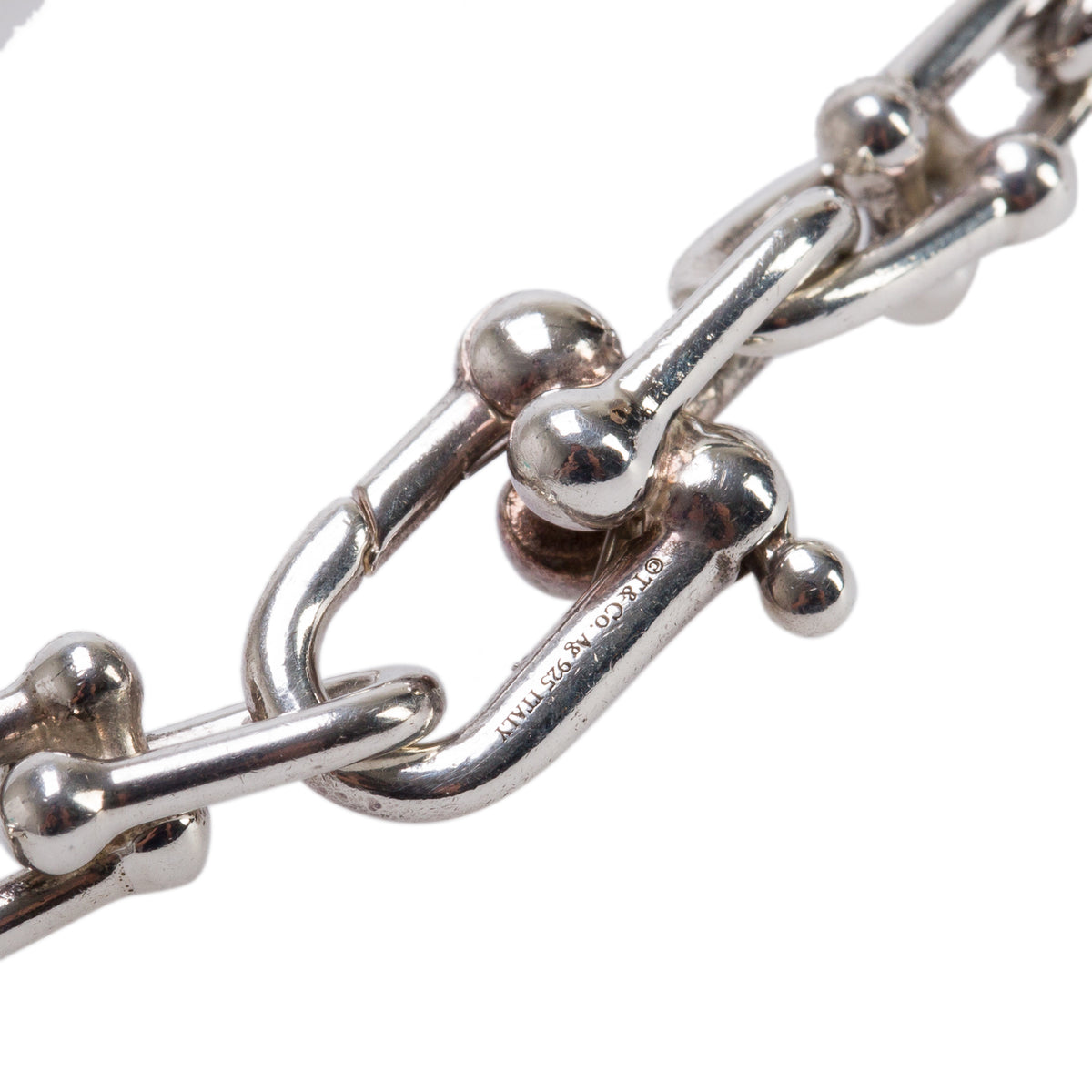 Tiffany & Co. Sterling Silver HardWear Small Link Bracelet w/ Box