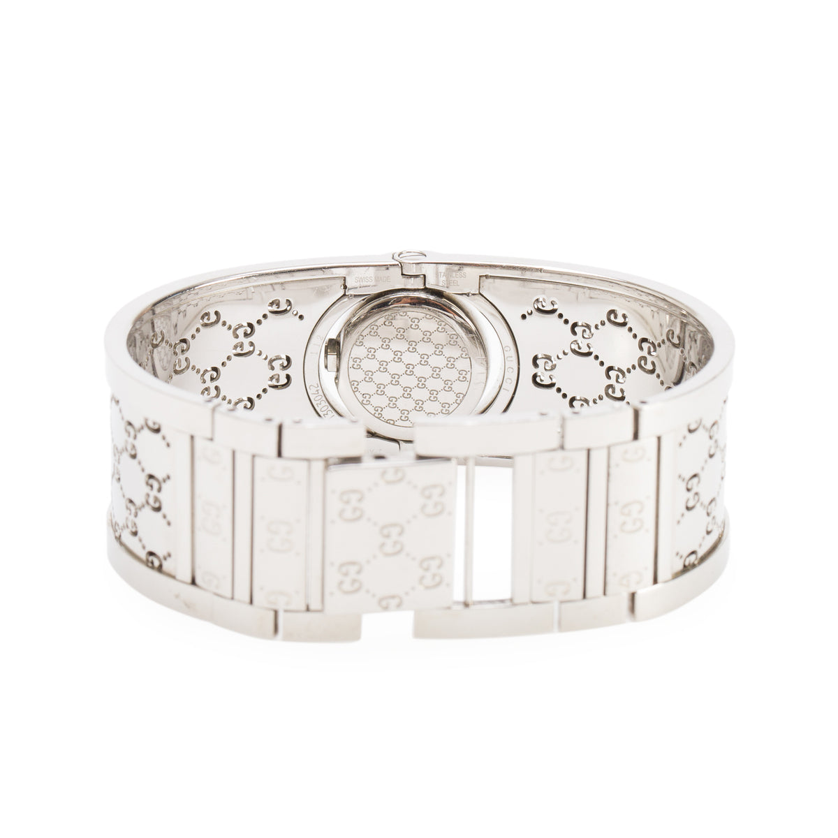 Gucci Stainless Steel Twirl Quartz Watch Brown Dial