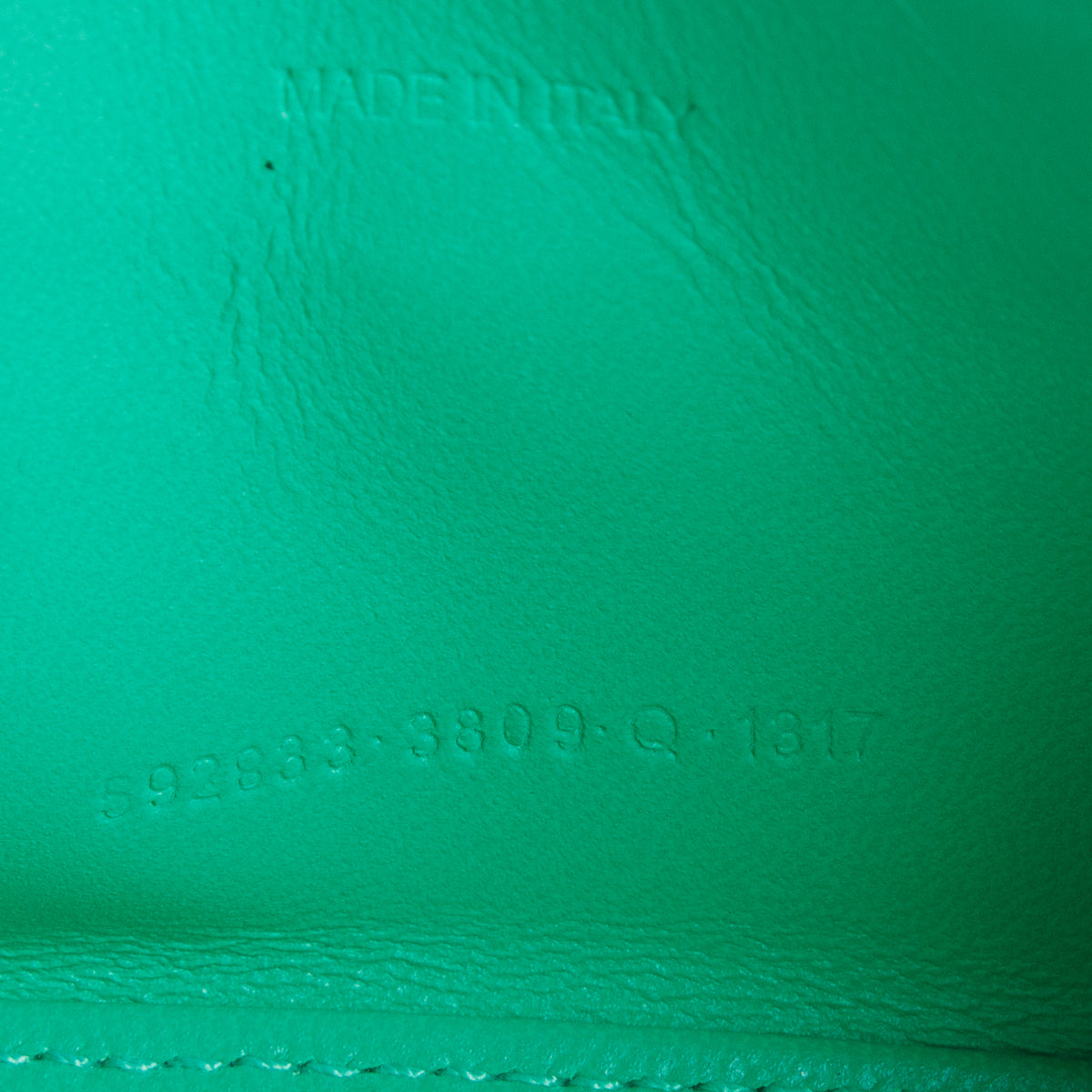 Balenciaga Green Shiny Calfskin Croc-Embossed Leather XS Hourglass Top Handle Bag w/ Strap