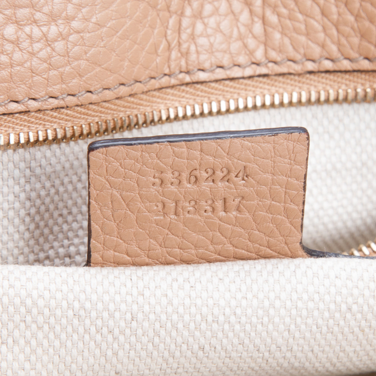 Gucci Brown Leather Medium Soho Flap Crossbody Bag