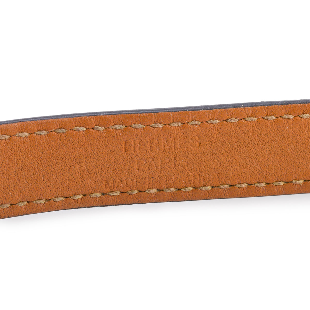 Hermes Palladium Plated Teal Leather Kelly Double Tour Bracelet, Size S