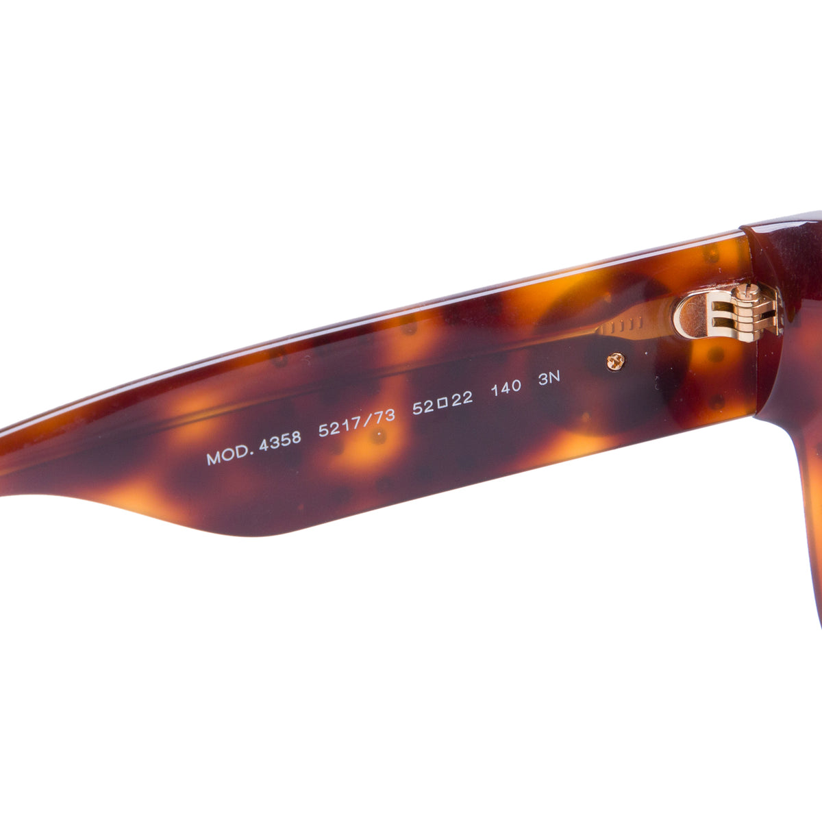 Versace MOD.4358 Tortoise Acetate Studded Cat Eye Sunglasses w/ Case