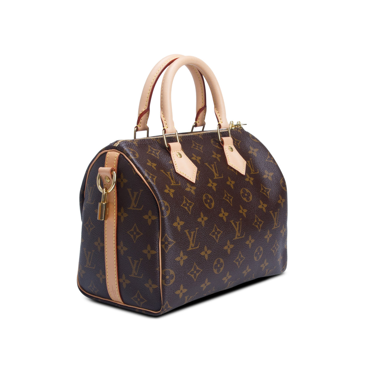 Louis Vuitton Monogram Speedy Bandouliere 25 w/ Box, Strap & Receipt