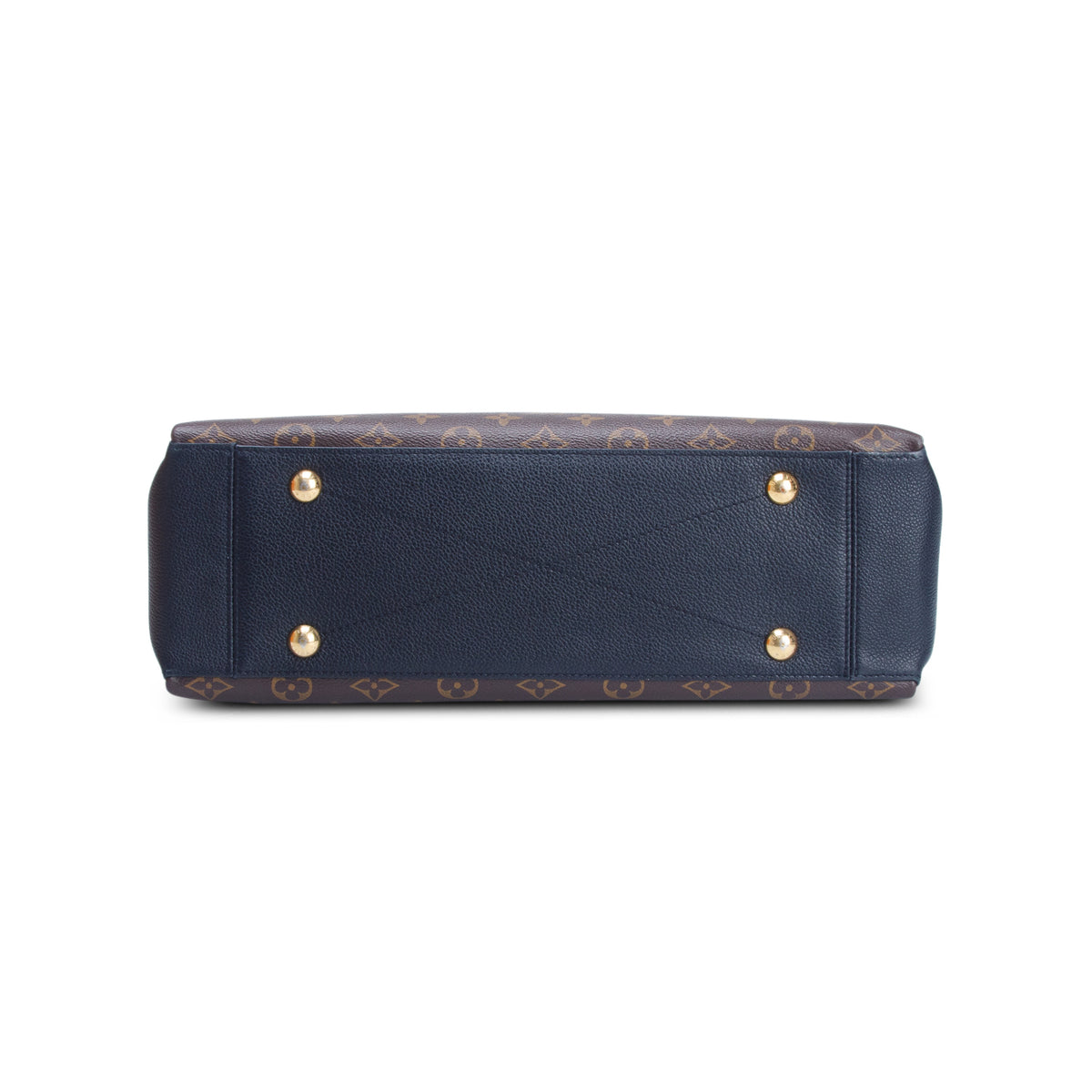Louis Vuitton Monogram Black Leather Trim Surene MM w/ Box