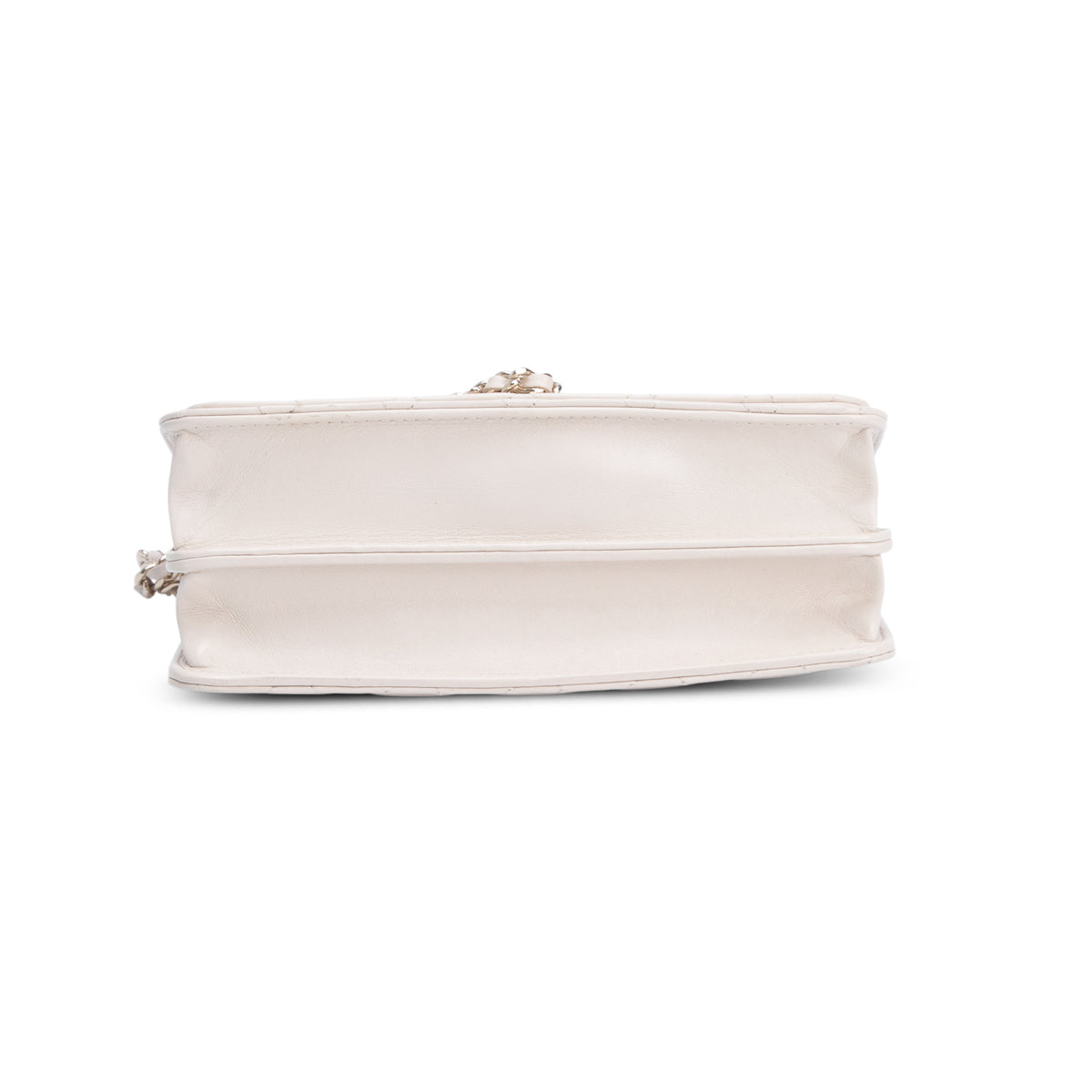 Chanel Beige Lambskin Leather Trendy Handle Wallet on Chain