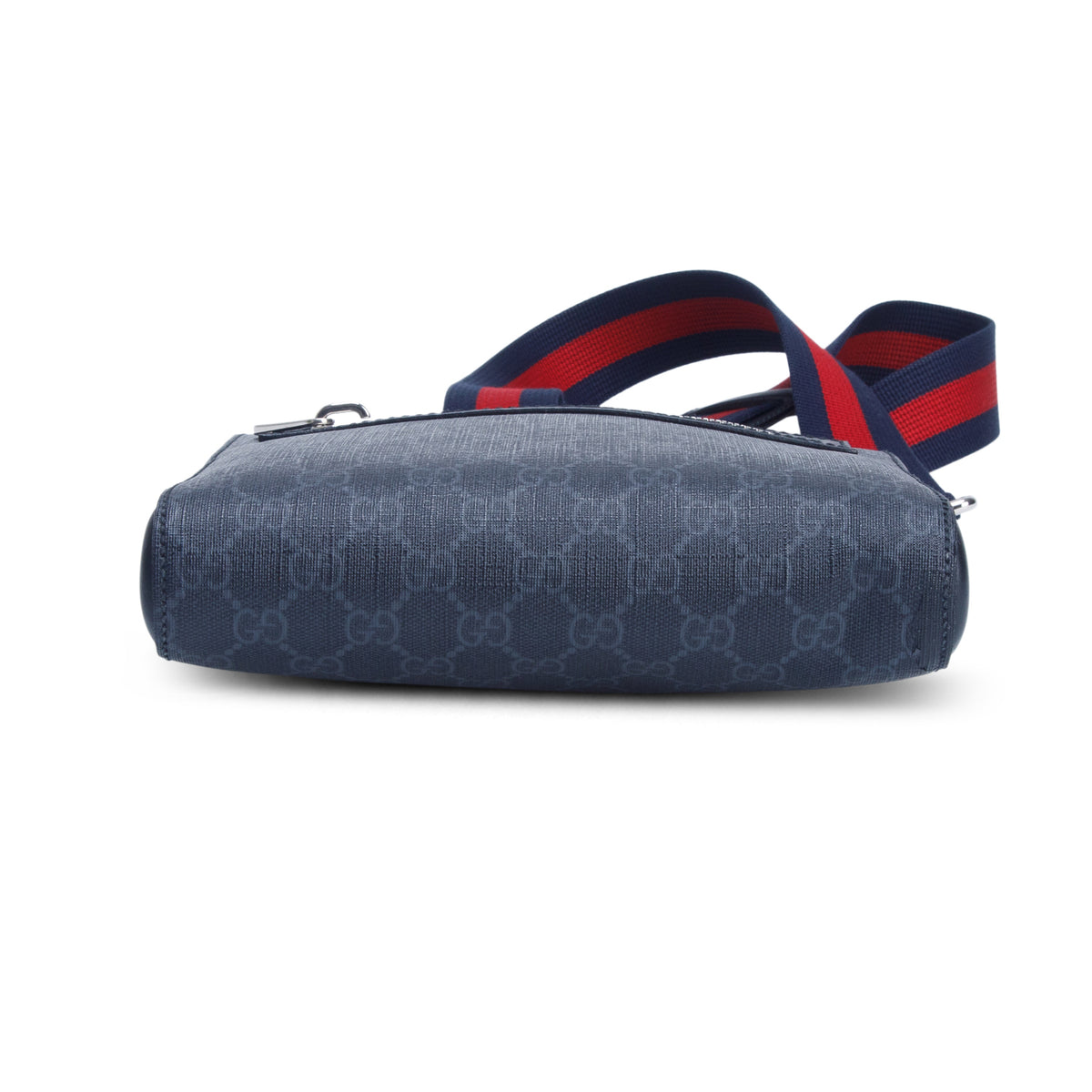Gucci Black GG Supreme Small Messenger Bag w/ Box