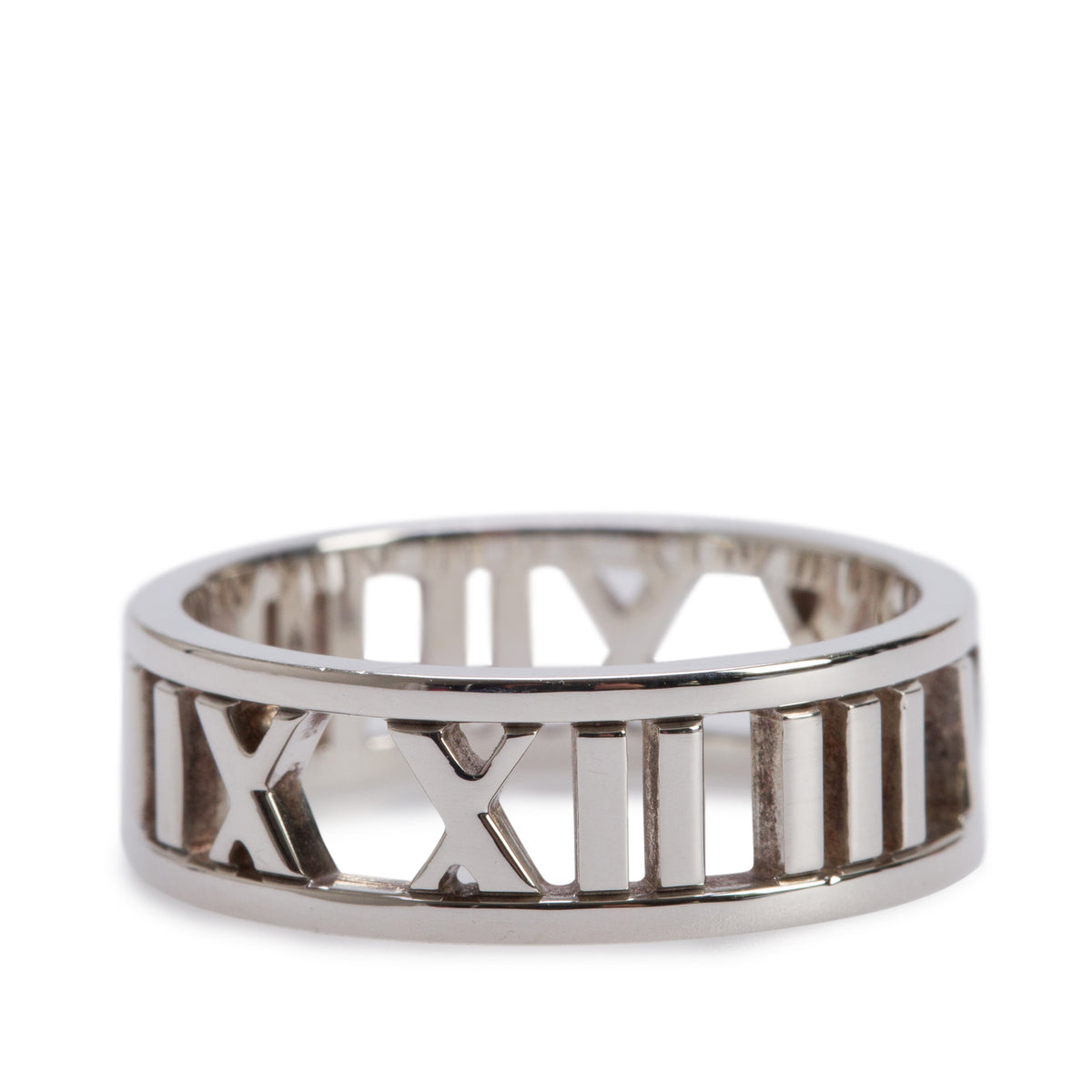 Tiffany & Co. Sterling Silver Atlas Open Ring, Size 8.25