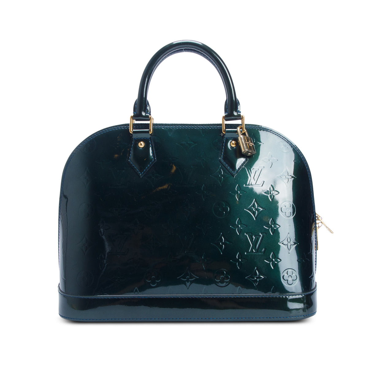 Louis Vuitton Green Monogram Vernis Alma PM