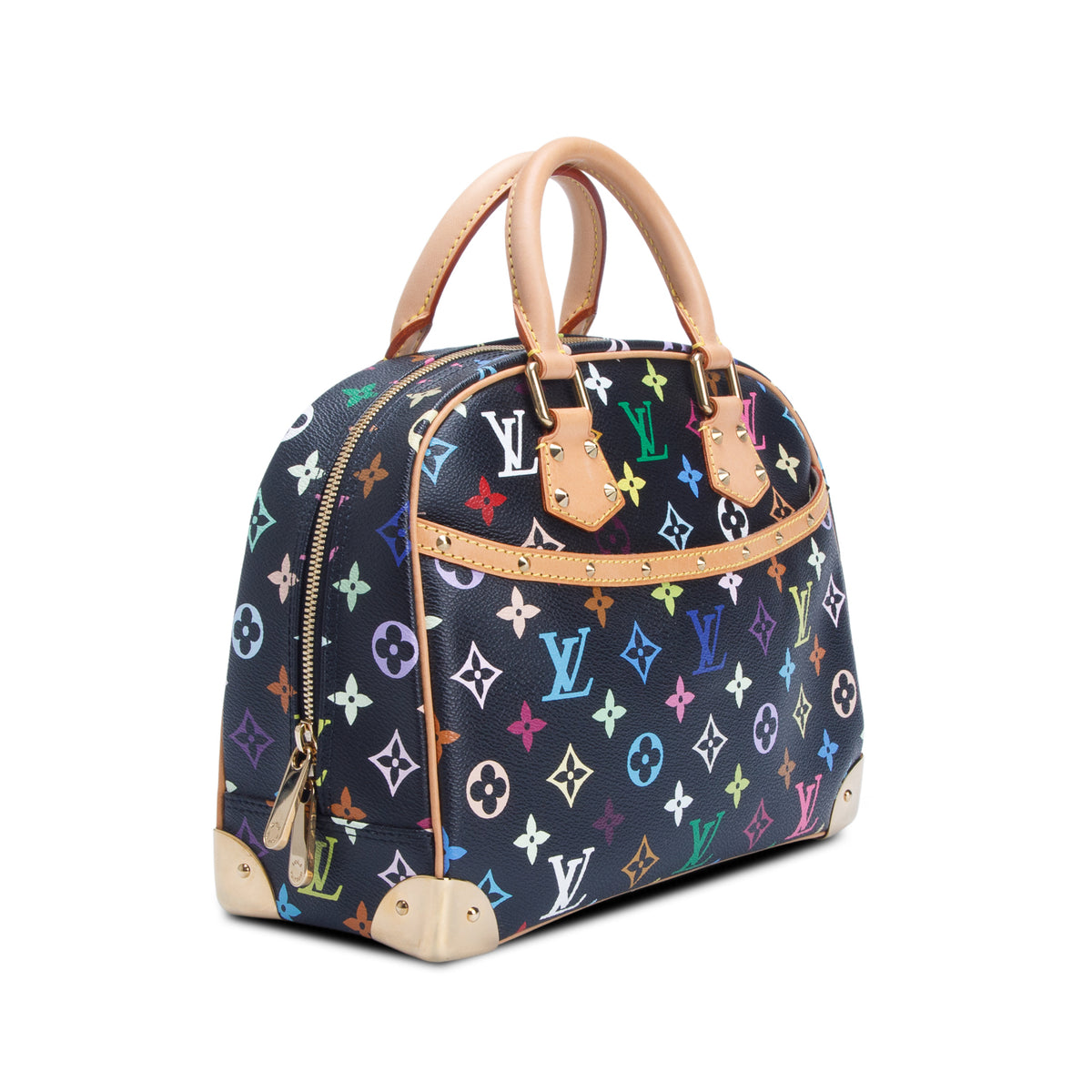 Louis Vuitton Black Monogram Multicolor Trouville