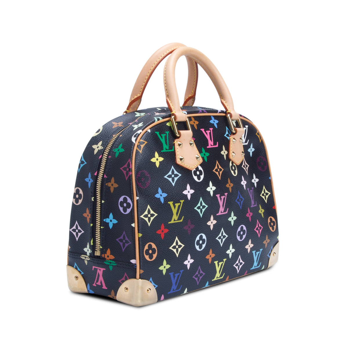 Louis Vuitton Black Monogram Multicolor Trouville