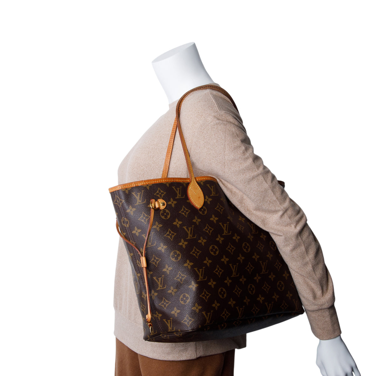 Louis Vuitton Monogram Neverfull MM w/ Pouch
