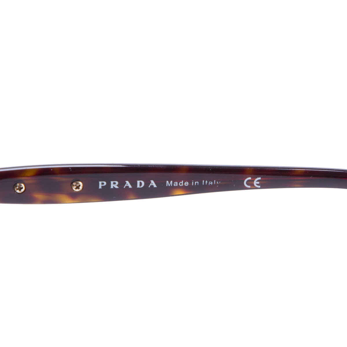 Prada SPR 08O Tortoise Acetate Conceptual Sunglasses w/ Case