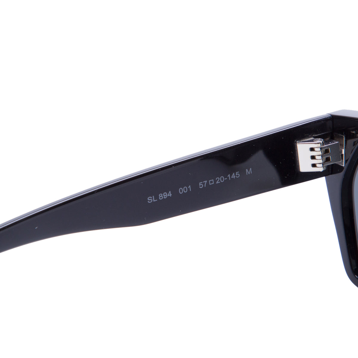 Saint Laurent SL 894 Black Acetate Square Sunglasses w/ Case