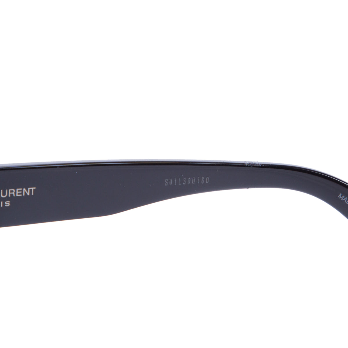 Saint Laurent SL 894 Black Acetate Square Sunglasses w/ Case