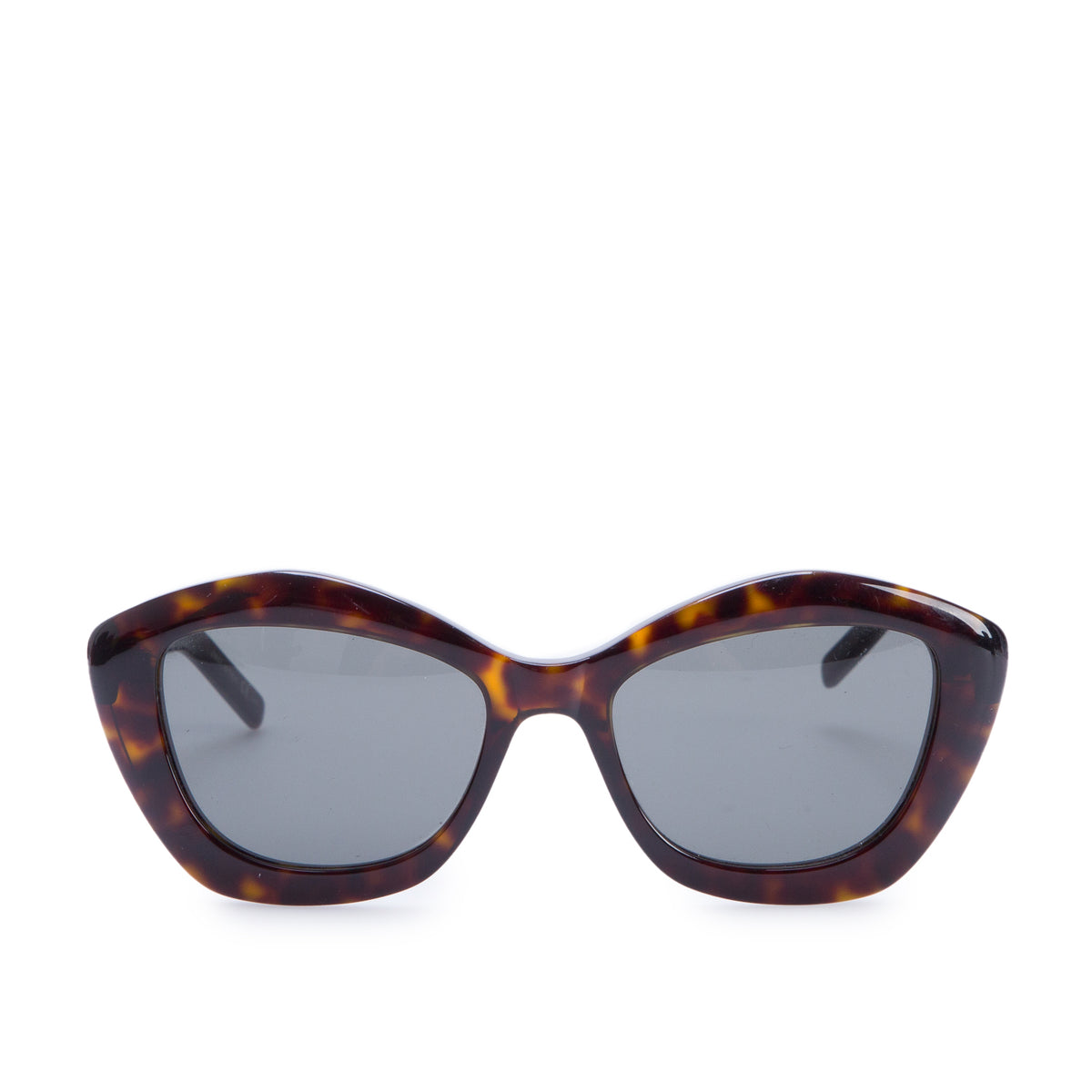 Saint Laurent SL 68 Tortoise Acetate Cat Eye Sunglasses w/ Case