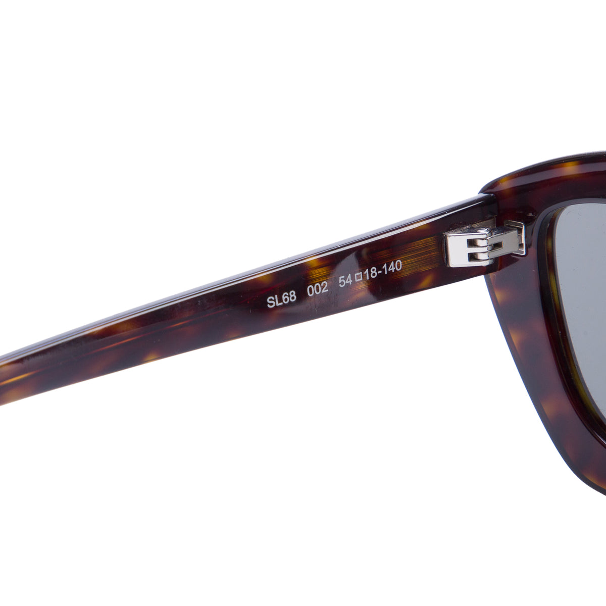 Saint Laurent SL 68 Tortoise Acetate Cat Eye Sunglasses w/ Case