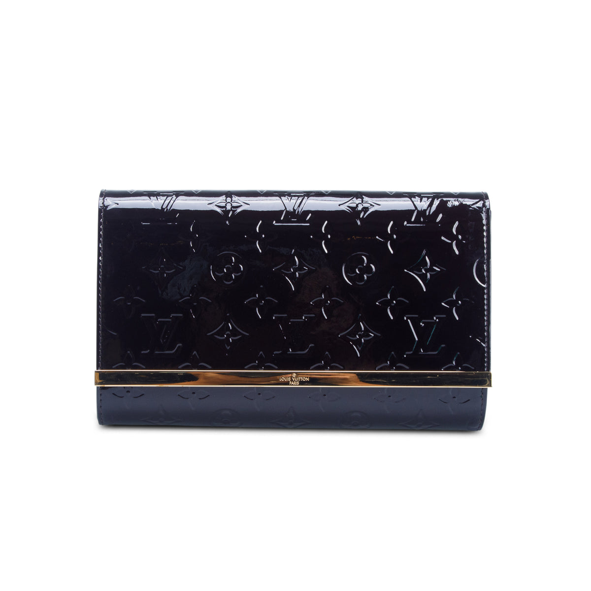 Louis Vuitton Amarante Monogram Vernis Ana Clutch w/ Straps