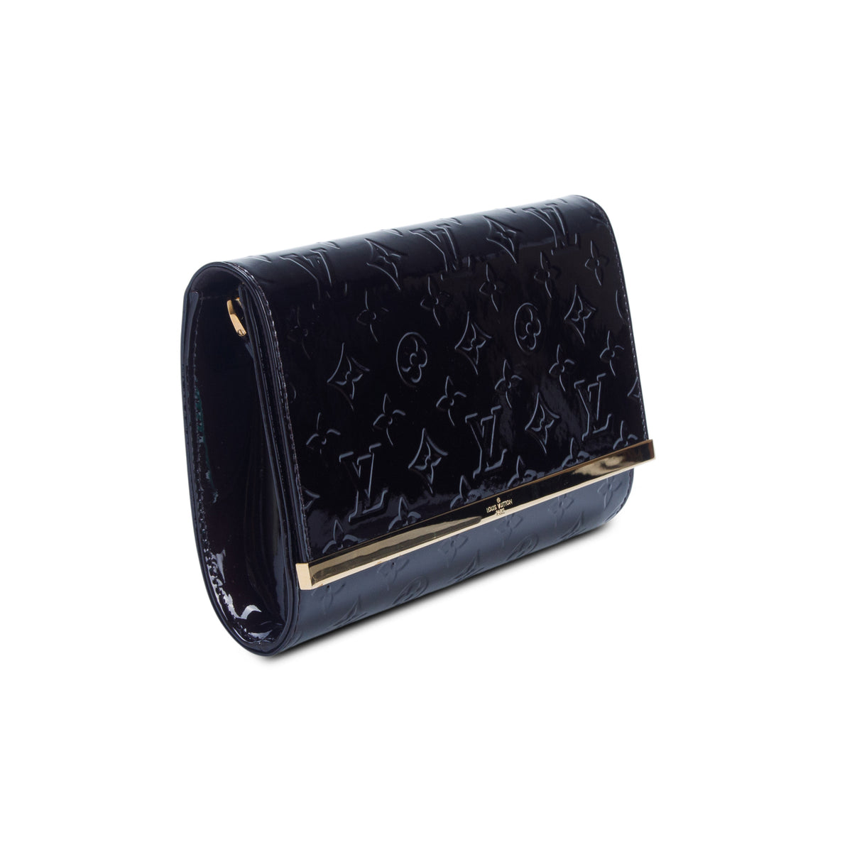 Louis Vuitton Amarante Monogram Vernis Ana Clutch w/ Straps