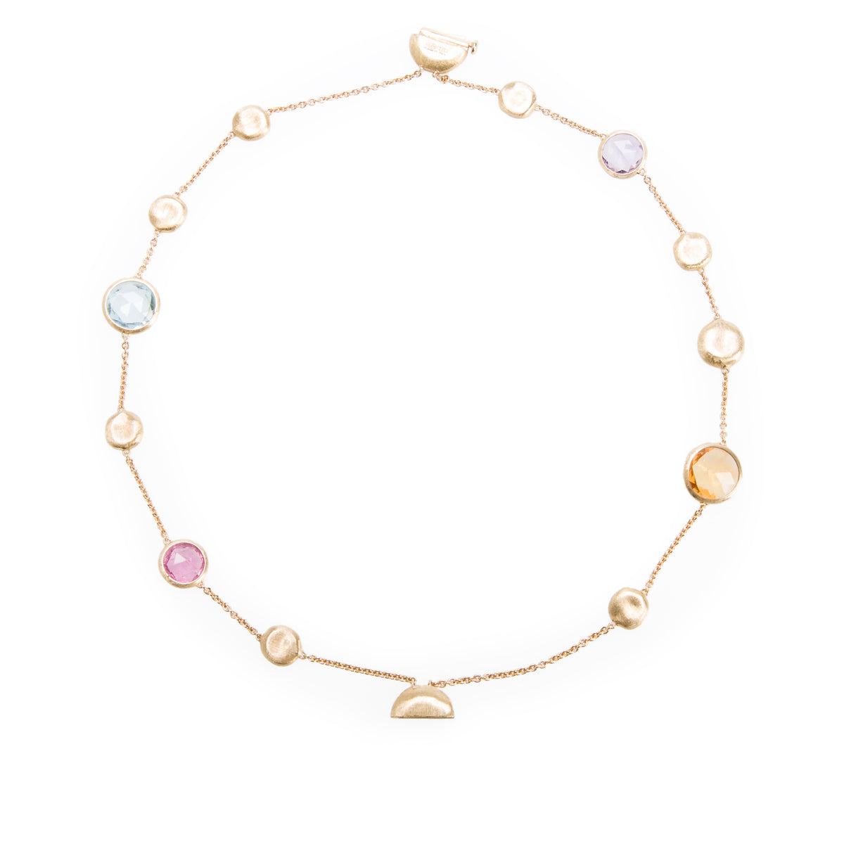 Marco Bicego 18k Yellow Gold Multi-Stone Double Strand Jaipur Bracelet