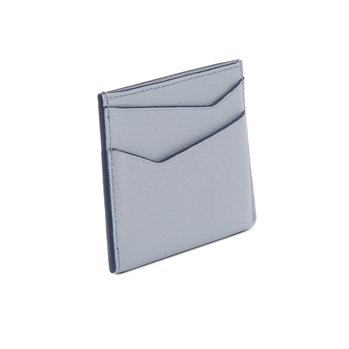 Loewe Grey Calfskin Puzzle Card Holder w/ Box