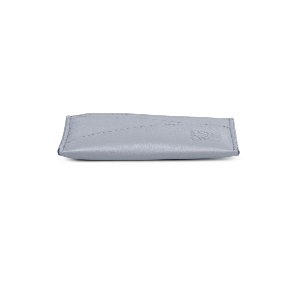 Loewe Grey Calfskin Puzzle Card Holder w/ Box