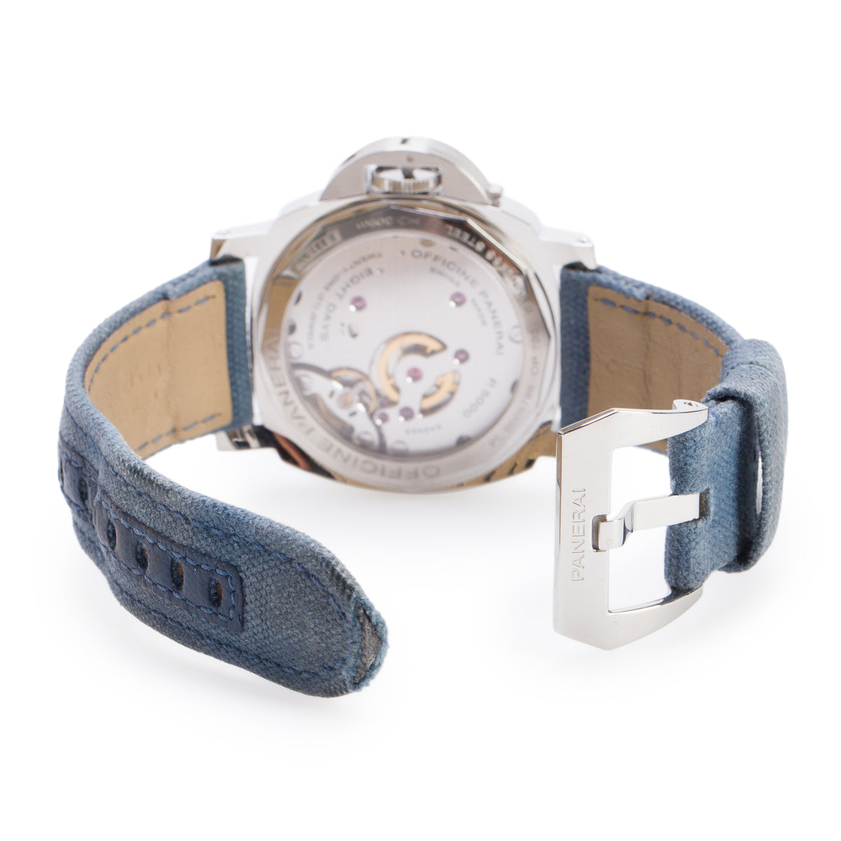 Panerai Stainless Steel Luminor Base 8 Days 44 MM Manual Watch White Dial PAM00561 w/ Box & Papers