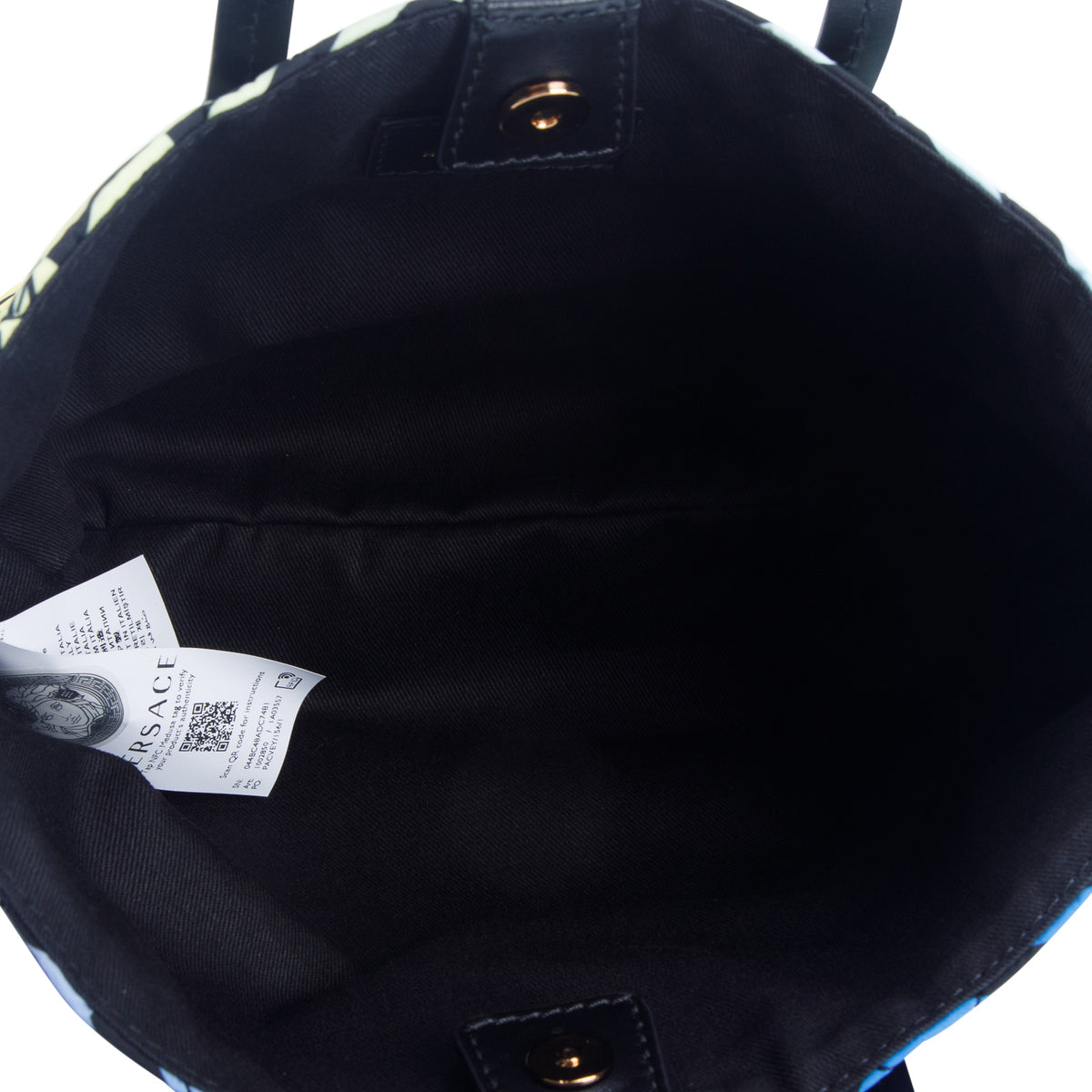 Versace Multicolor Nylon Kid's Shoulder Bag w/ Box