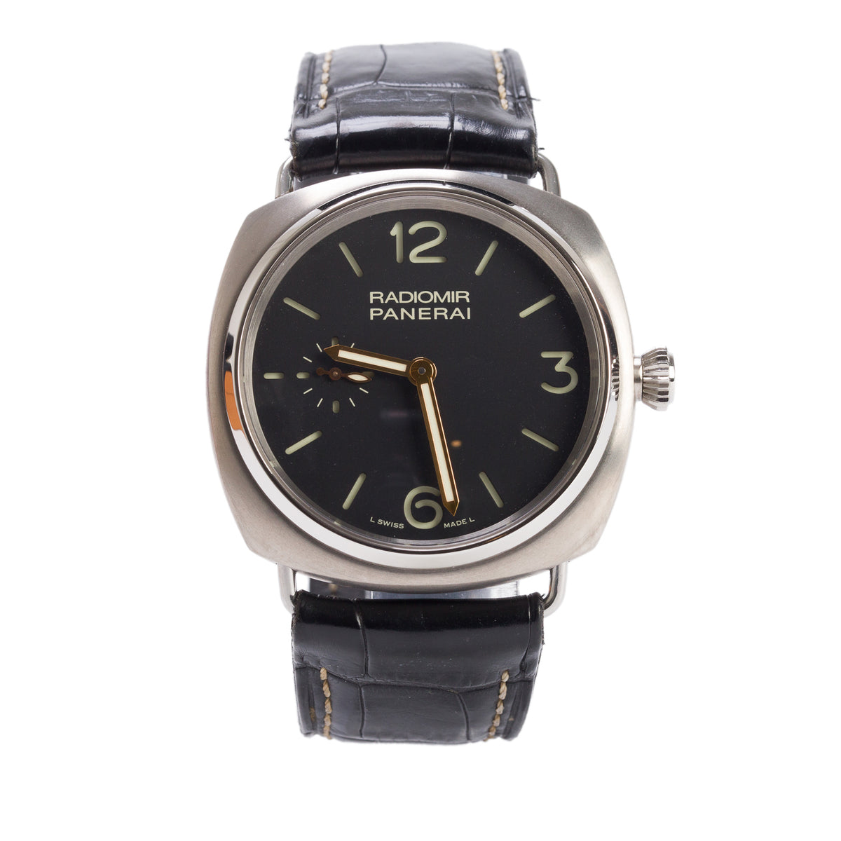 Panerai Titanium Radomir 42 MM Manual Watch Black Dial PAM00338 w/ Box