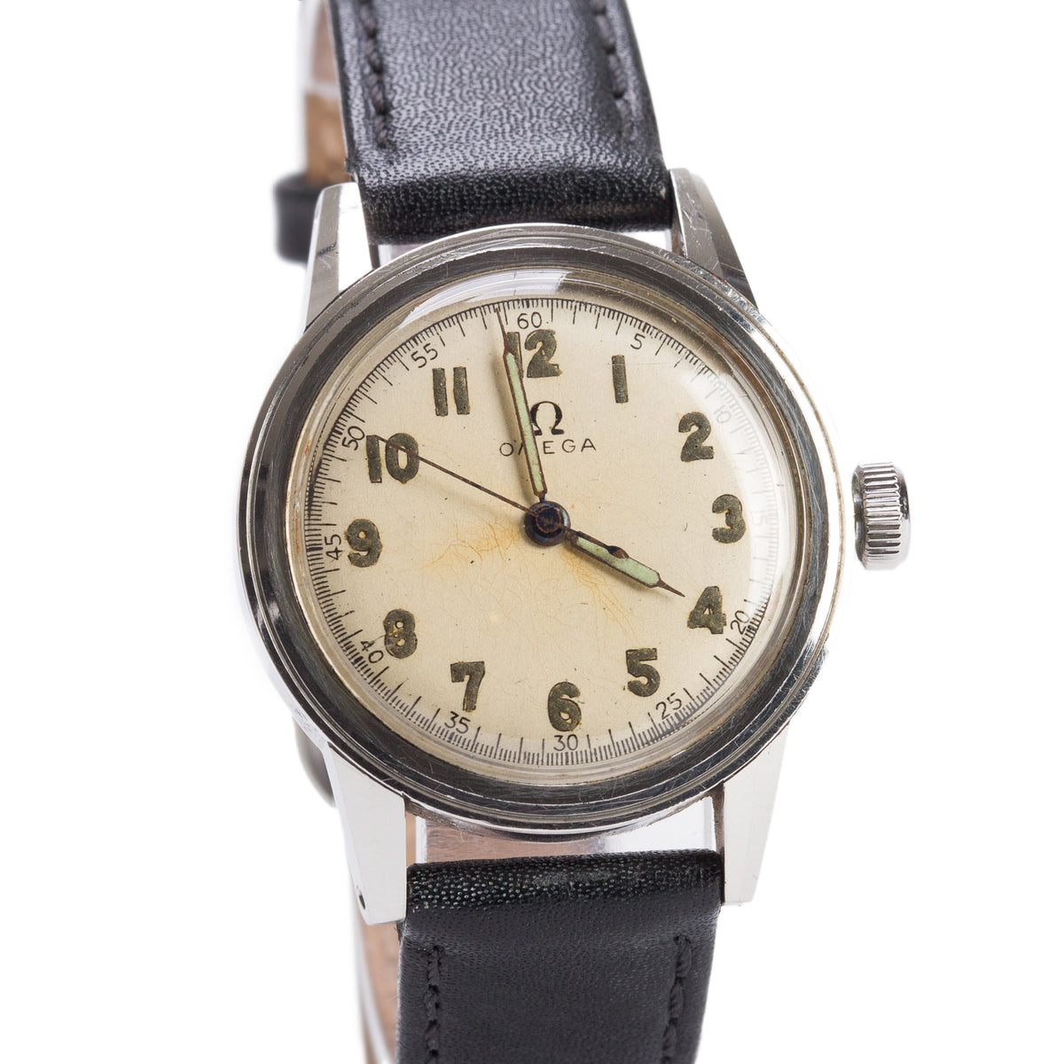 Omega Vintage Stainless Steel 31 MM Manual Watch