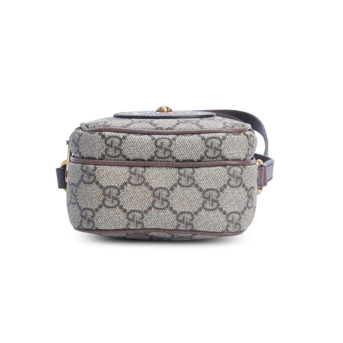 Gucci GG Supreme Monogram Mini Neo Vintage Double Zip Messenger Bag