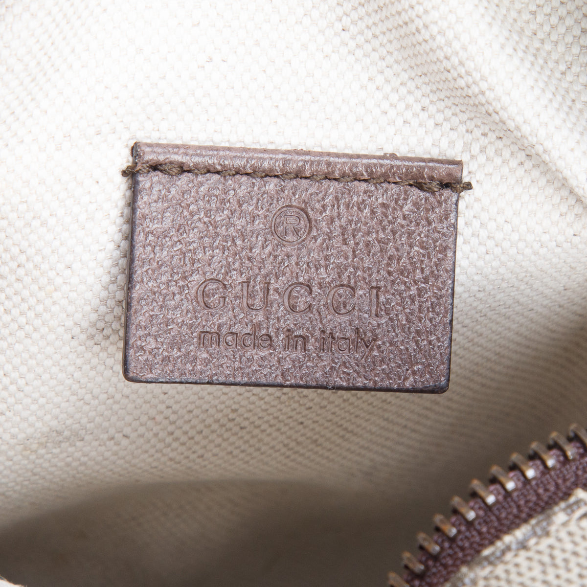Gucci GG Supreme Monogram Mini Neo Vintage Double Zip Messenger Bag