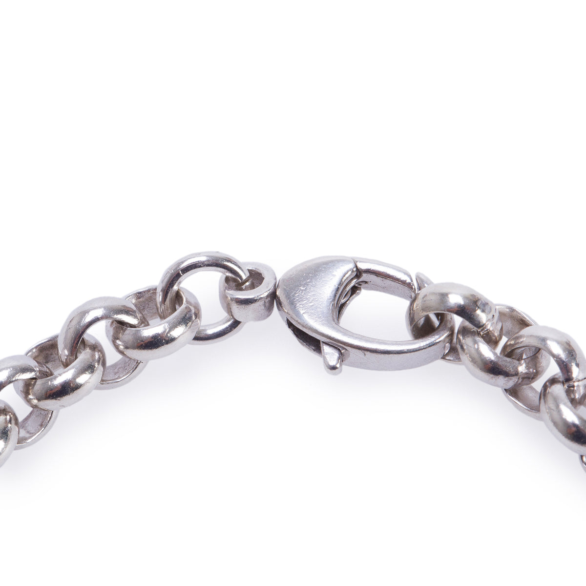 Gucci Sterling Silver Logo Star, Interlocking G Charm Bracelet