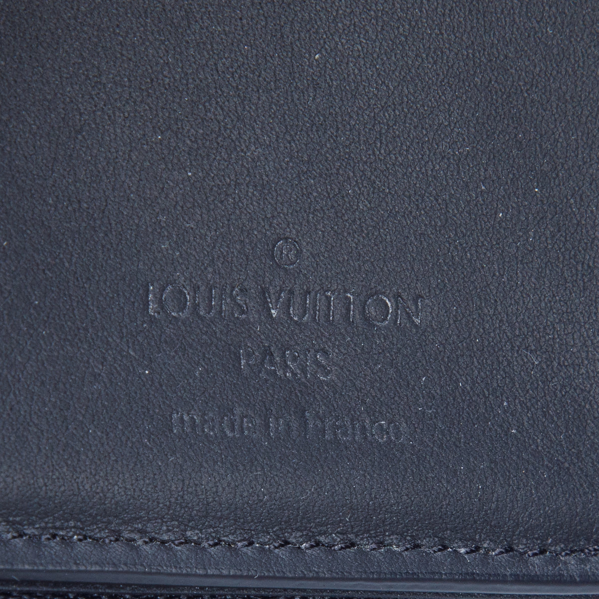 Louis Vuitton 2024 Black Taurillon Leather Aerogram Pilot Compact Wallet w/ Box & Receipt