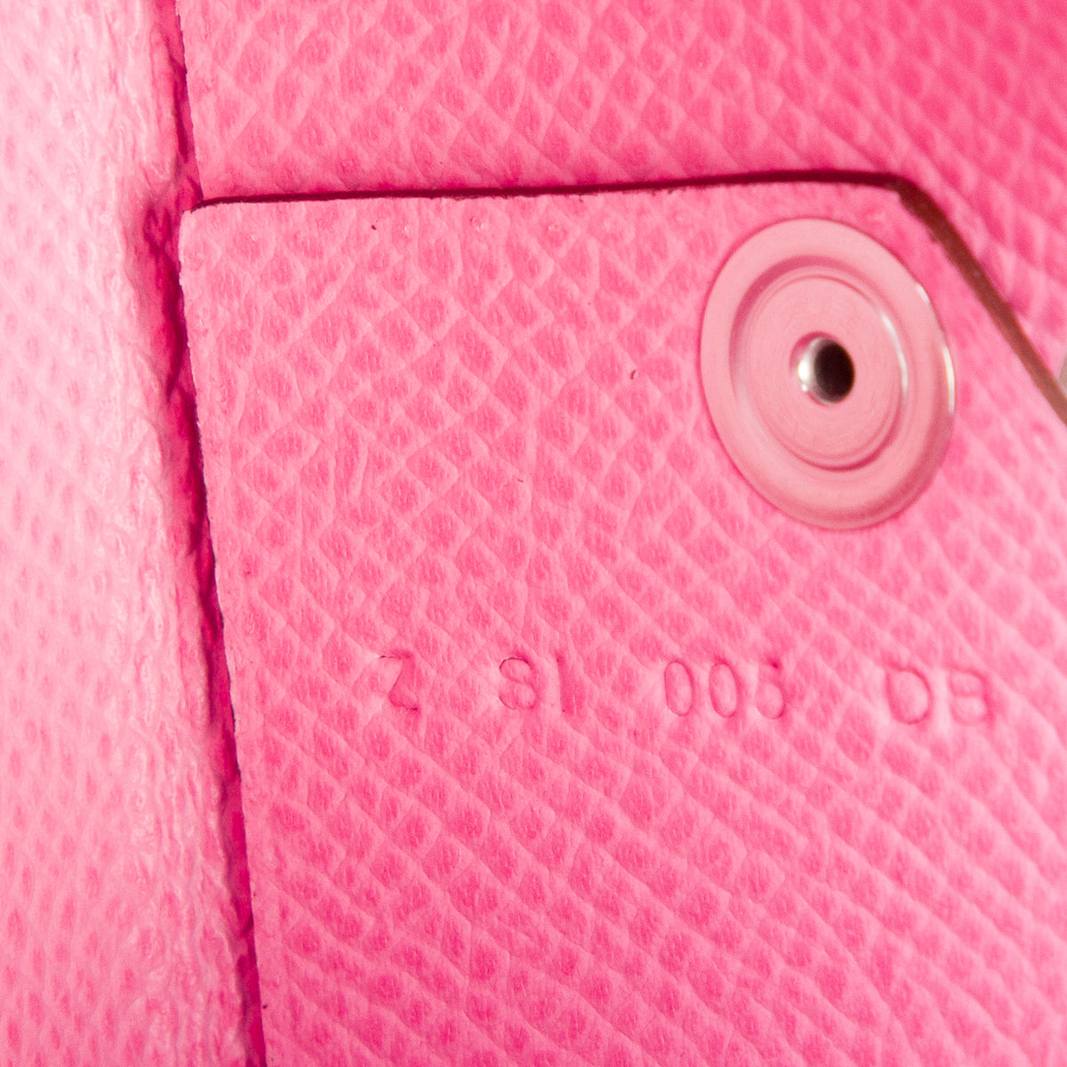 Hermes 2021 Rose Confetti Epsom Calvi Compact Card Holder w/ Box