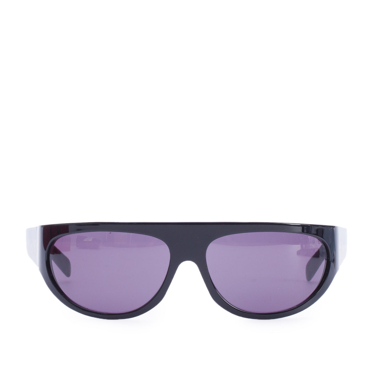 Celine CL402721 Black Acetate Square Shield Sunglasses w/ Case