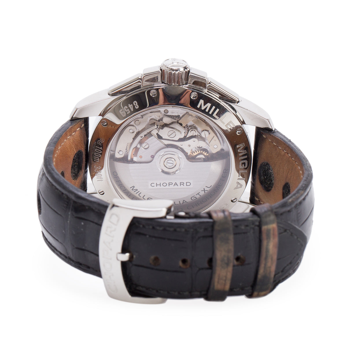 Chopard 2022 Stainless Steel Mille Miglia Gran Turismo GT XL 44 MM Automatic Chronograph Watch Black Dial w/ Box & Papers
