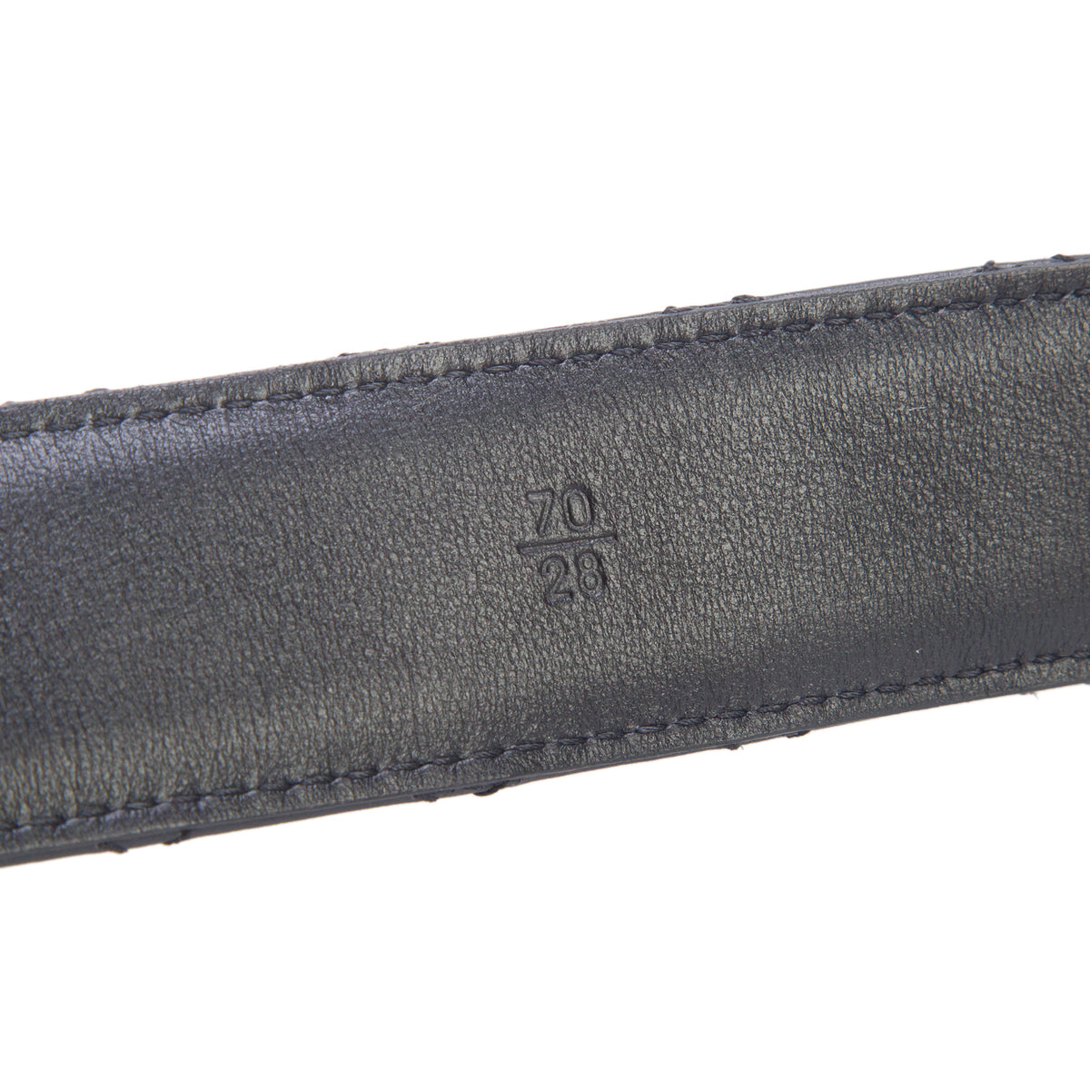 Chanel 2023 Black Quilted Calfskin Leather CC Buckle Belt 70 28 w/ Box & Receipt