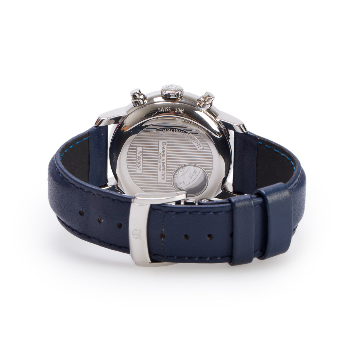 Baume & Mercier Stainless Steel Classima Executive 42 MM Automatic Chronograph Watch Silver Dial M0A08692 w/ Box & Papers