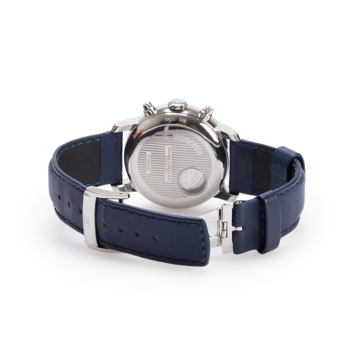 Baume & Mercier Stainless Steel Classima Executive 42 MM Automatic Chronograph Watch Silver Dial M0A08692 w/ Box & Papers
