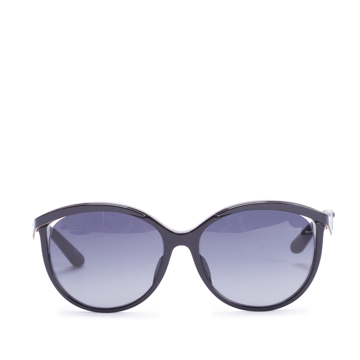 Christian Dior Black/Blue Acetate DiorMetaleyesF Sunglasses w/ Box & Case