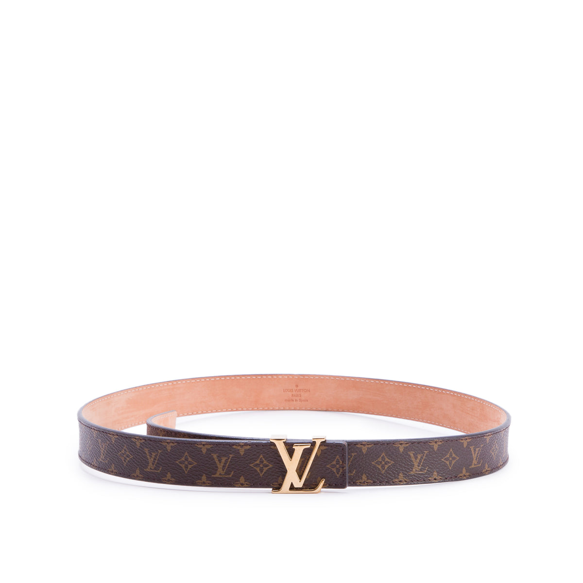 Louis Vuitton Mini Monogram 25mm LV Initiales Belt 80 32 w/ Box