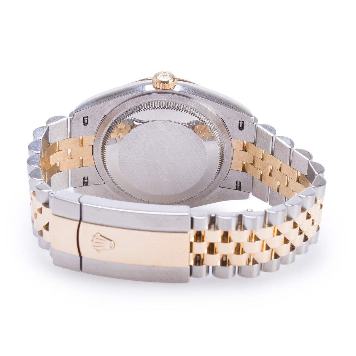 Rolex 2021 Stainless Steel & 18k Yellow Gold Datejust 36 MM Automatic Watch Gold Palm Motif Dial 126233 w/ Papers