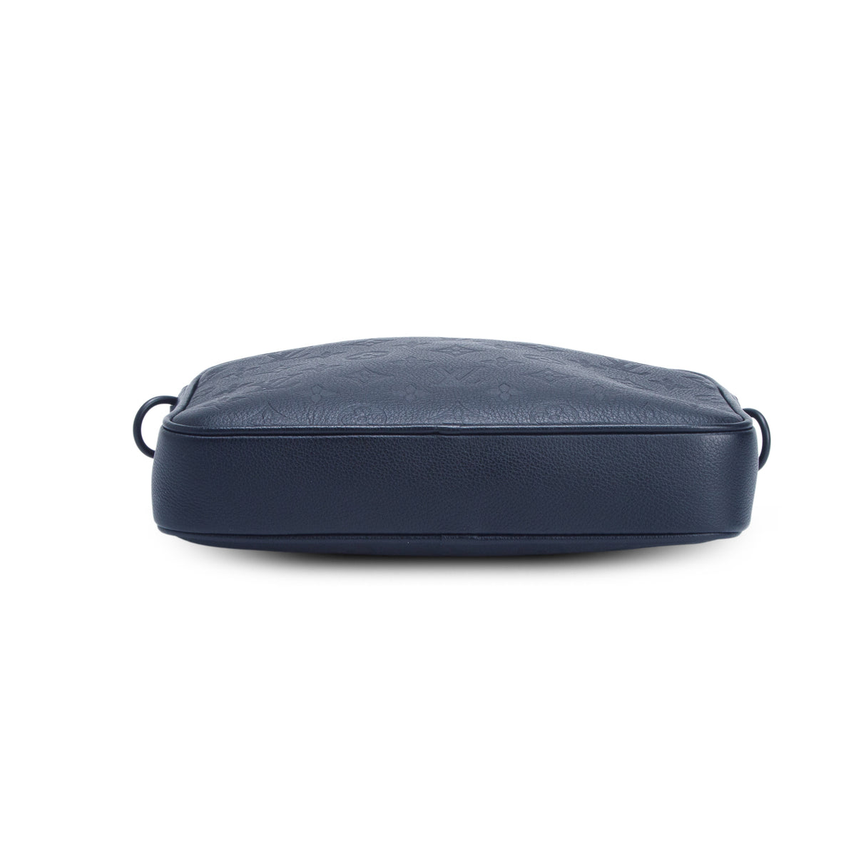 Louis Vuitton Black Monogram Shadow Embossed Calfskin Leather Duo Messenger Bag