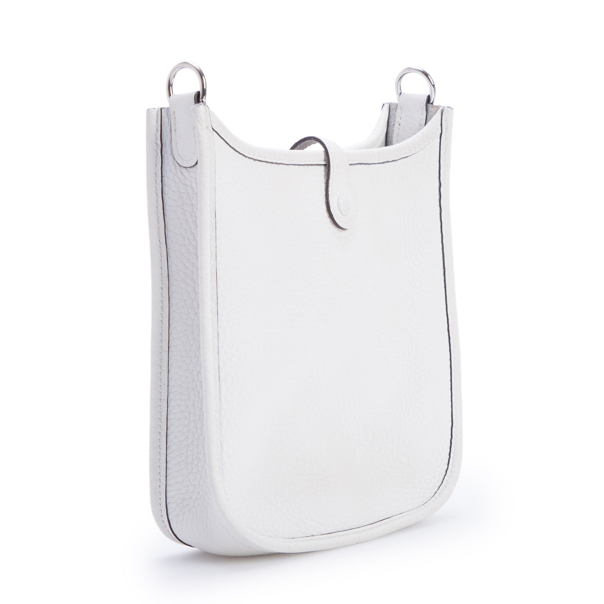 Hermes 2025 Blanc Taurillon Clemence Amazone Evelyne TPM 16 w/ Box