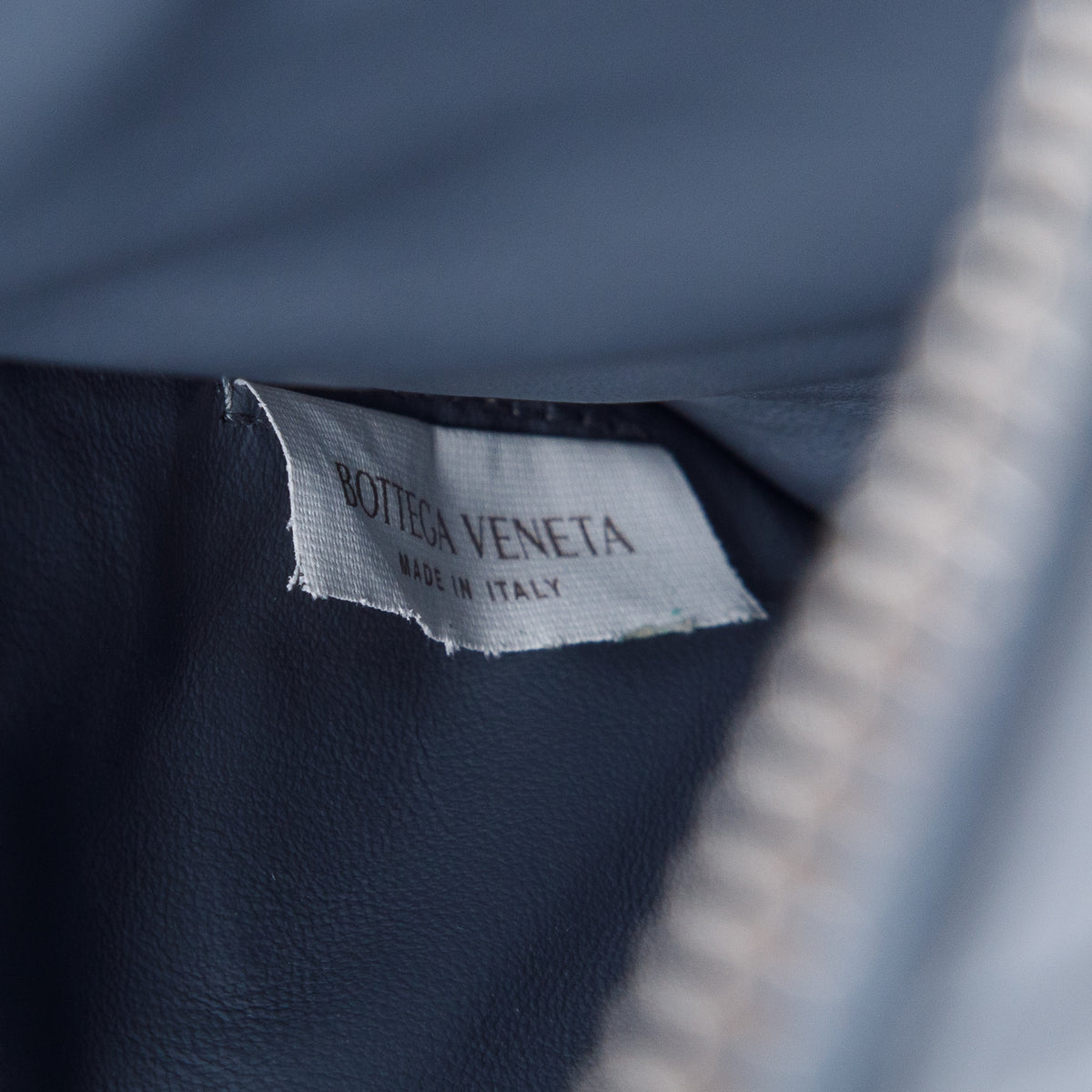 Bottega Veneta Grey Nappa Intrecciato Zip Pouch