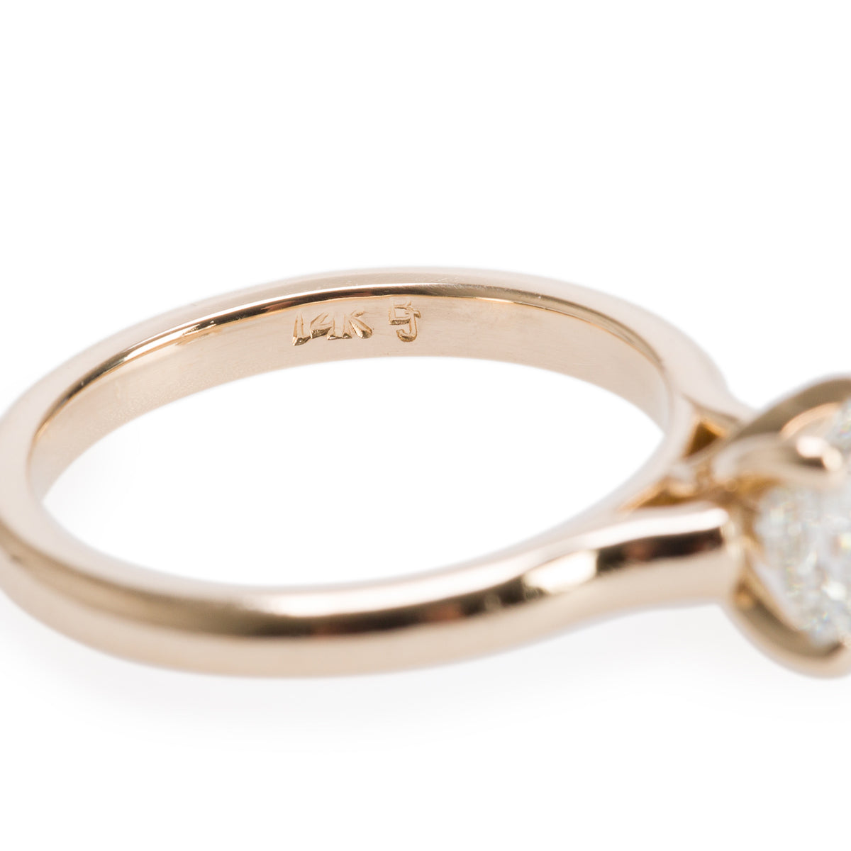 14k Yellow Gold 0.72 ct. Radiant Cut Diamond Solitaire Engagement Ring, Size 5.5 w/ GIA Certificate