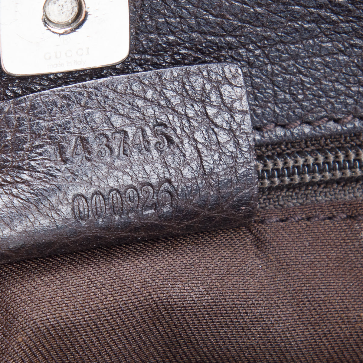 Gucci Black GG Monogram Canvas Shoulder Bag
