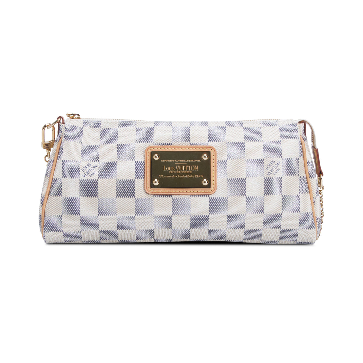 Louis Vuitton Damier Azur Eva Clutch w/ Straps
