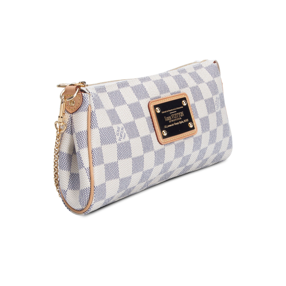 Louis Vuitton Damier Azur Eva Clutch w/ Straps