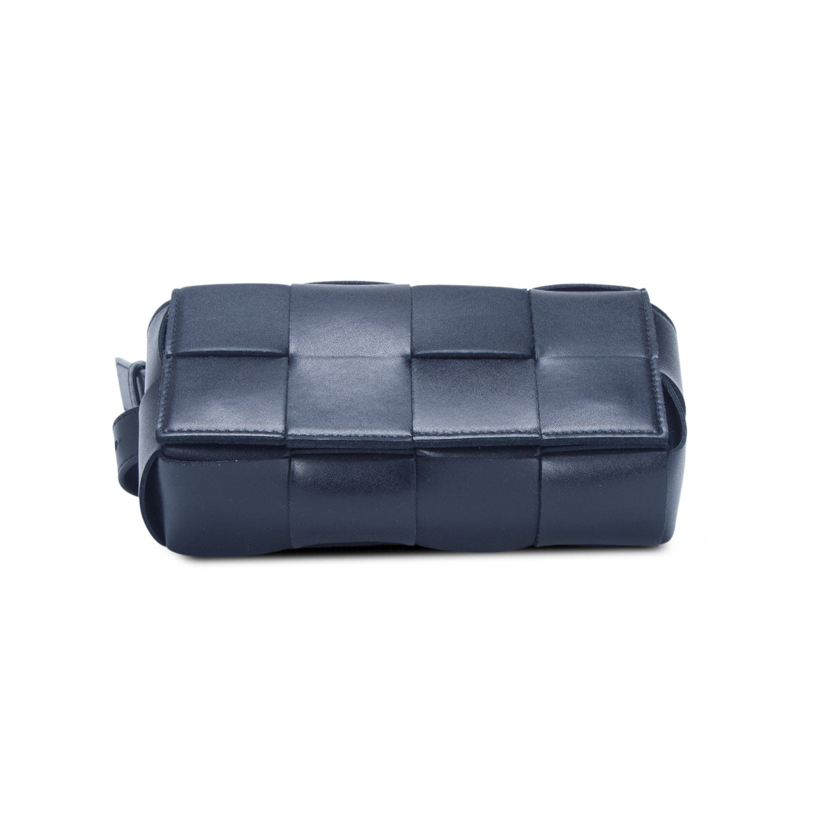 Bottega Veneta Black Nappa Maxi Intreccio The Belt Cassette Bag
